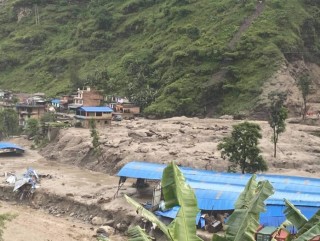 भोटेकोसी बाढी : एक हजार ४१० शव फेला