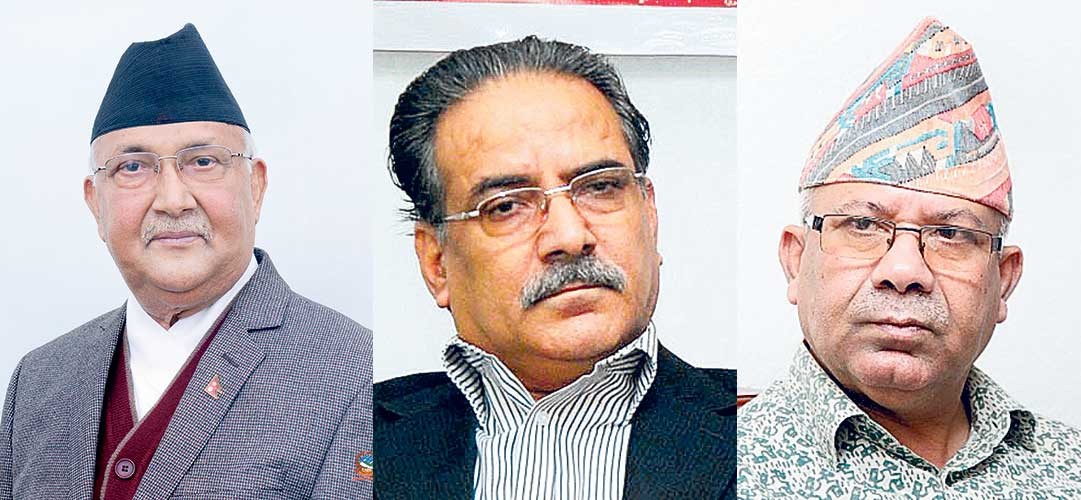 कोभिड-१९ का कारण नेकपा शीर्ष नेताहरूको भेटघाट बन्द