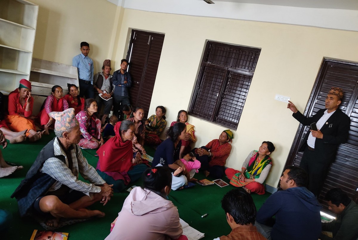 गजुरी ७ को भालुखोपमा दुई दिने सामुदायिक विकास गोष्ठी सम्पन्न
