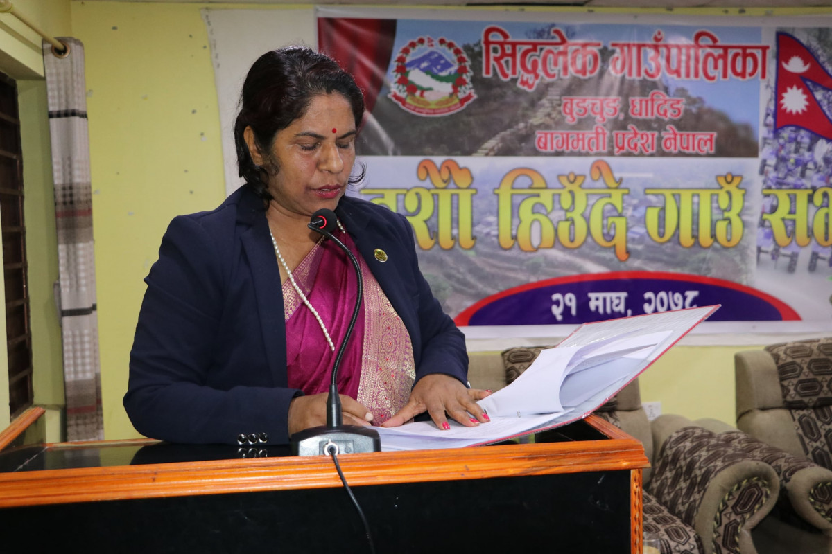सिद्धलेक गाउँपालिकाको दशौं हिँउदे गाउँ सभा सम्पन्न