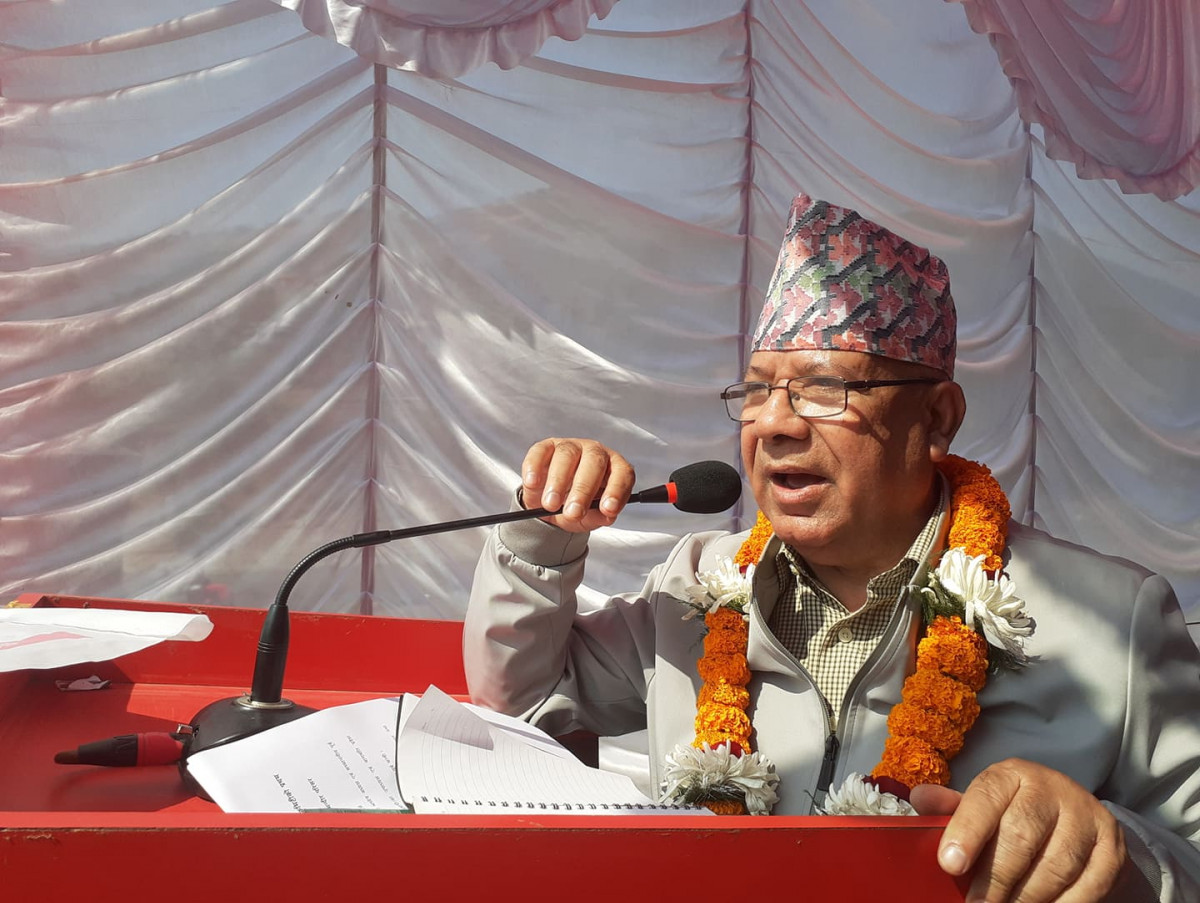 एमाले पार्टीको भविष्य नरहेको अध्यक्ष नेपालको ठोकुवा, आगामी चुनावमा गठबन्धन हुने भनाई