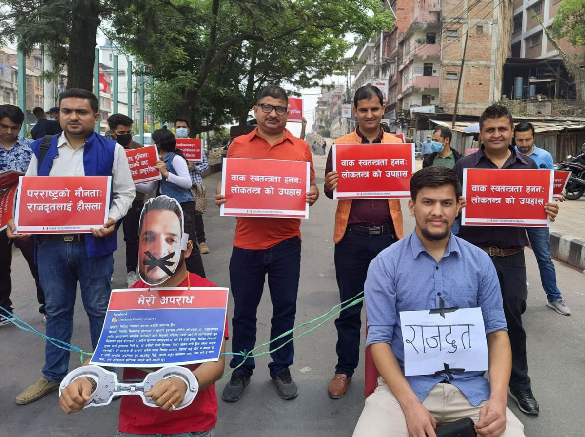 यूएईमा पक्राउ परेका पत्रकार पाण्डेलाई रिहा गर्न माग