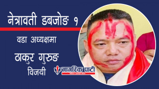 नेत्रावती डबजोङ १ मा काँग्रेसका ठाकुर गुरुङको समुह विजयी