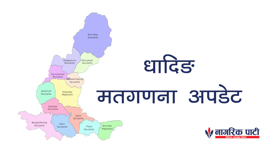 धादिङमा विभिन्न वडाको मतपरिणाम सार्वजनिक, कुन वडामा कसले जित्यो ?