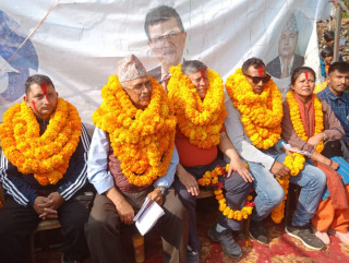गल्छीका विभिन्न वडाहरुमा गठबन्धनका उम्मेदवारलाई भव्य स्वागत