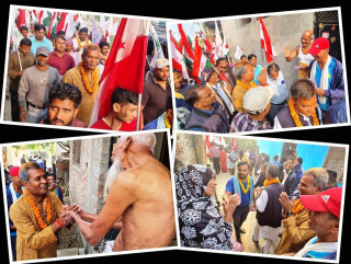 प्रदेश सभा सदस्यका उम्मेदवार रमेश प्रसाद कुर्मीको लोकप्रियता बढ्दै