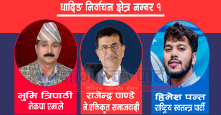 धादिङ - १ को मतगणना जारी, ४ वटा पालिकाको मतगणना सकिँदा कसको कति ?