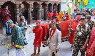 बडादशैँको सातौँ दिन आज फूलपाती भित्र्याइँदै