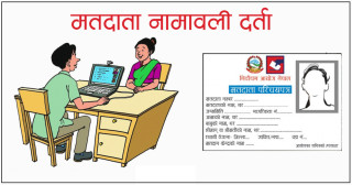 मतदाता नामावलीमा नाम दर्ता गर्ने म्याद सकिन दुई दिन मात्रै बाँकी