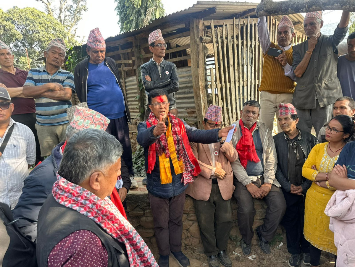 गल्छीका विभिन्न वडामा नेकपाको चुनावी अभियान तिव्र