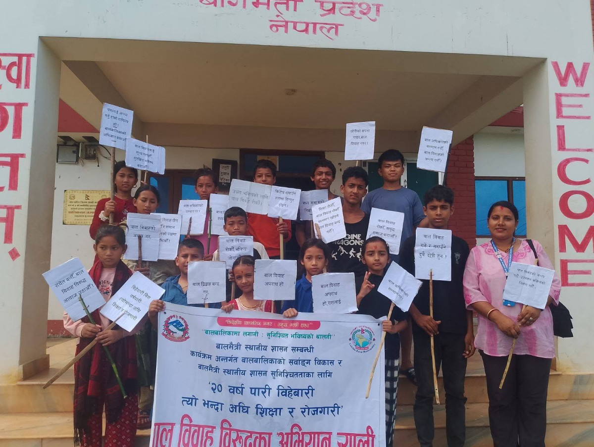गल्छी–३ मा बाल विवाह अन्त्यका लागि सचेतनामूलक र्‍याली