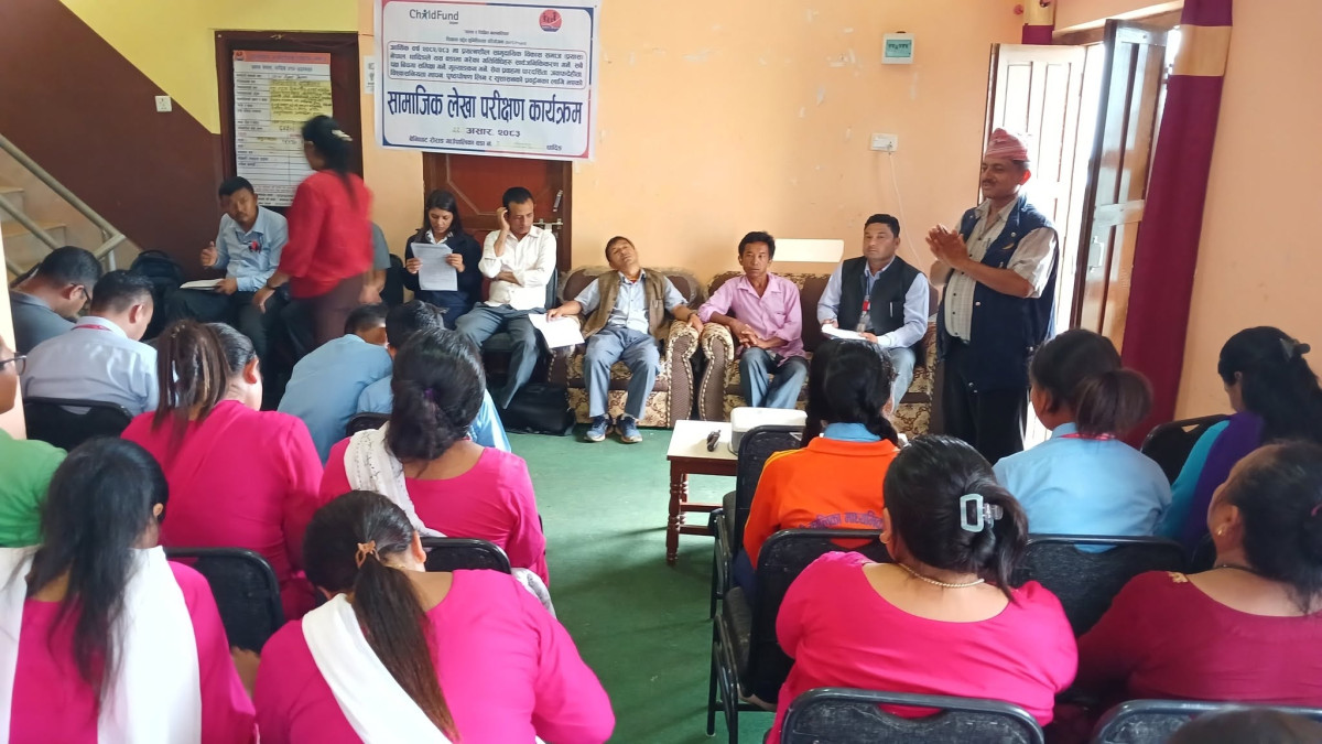प्रयास नेपालद्वारा बेनीघाट रोराङ–८ मा सामाजिक लेखा परीक्षण सम्पन्न